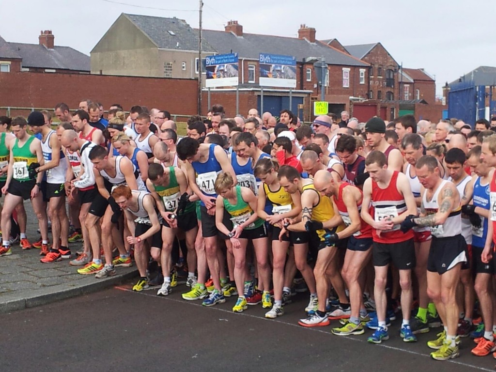 Start line of 2013 Blyth 10k (thanks to Vicki Deritis for photograph)