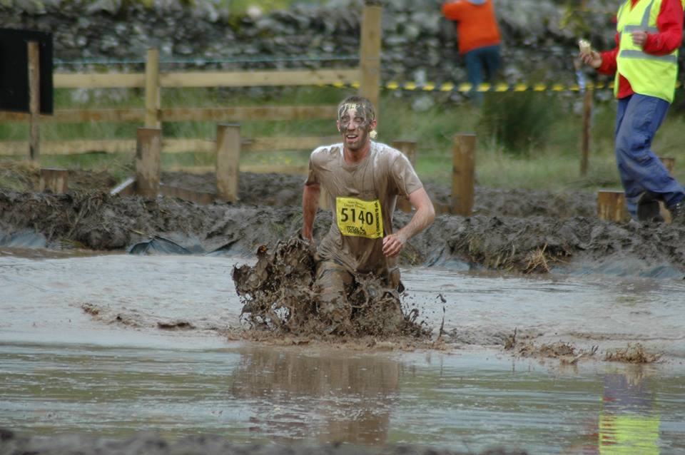 one of the many, many obstacles during the race