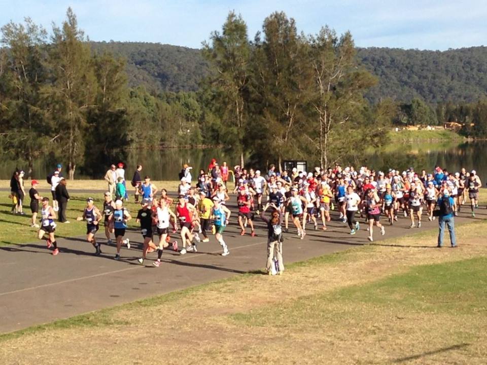 Start of the West Sydney Half Marathon