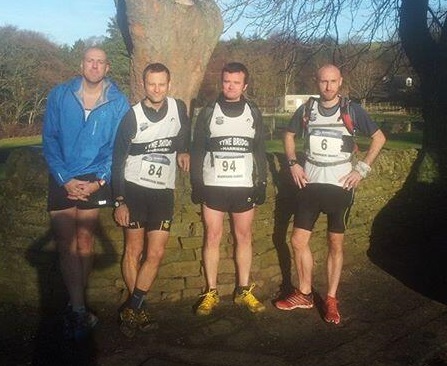 (l-r)Alan Wallace, Jonathan Powell, Colin Dilks and David Beech (John Tollitt taking photograph)