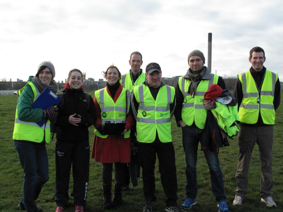 Race timers and Registration crew