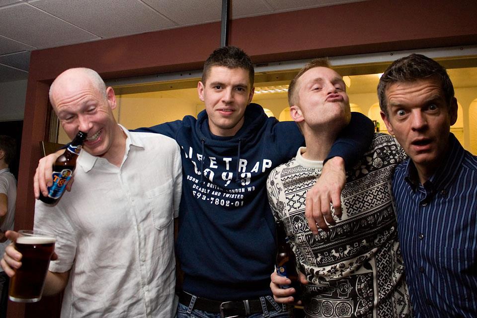 (l-r)mad dawg, fenners, dazza & smiffy