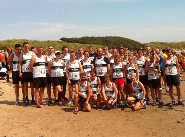 TBH on the beach at Beadnell