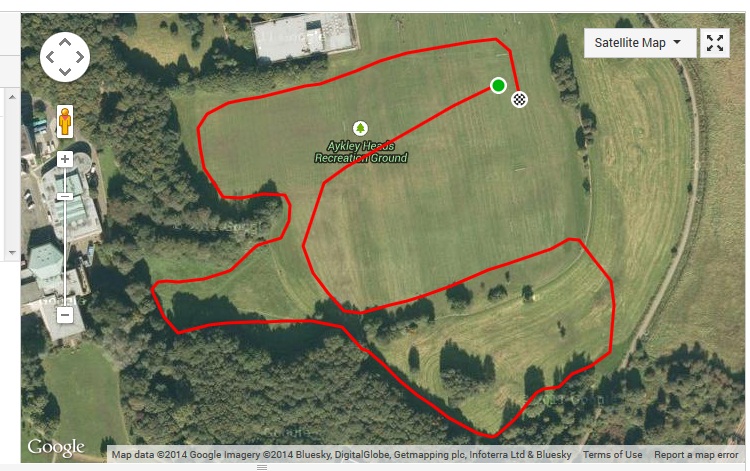 Under 11's course (0.9 mile)