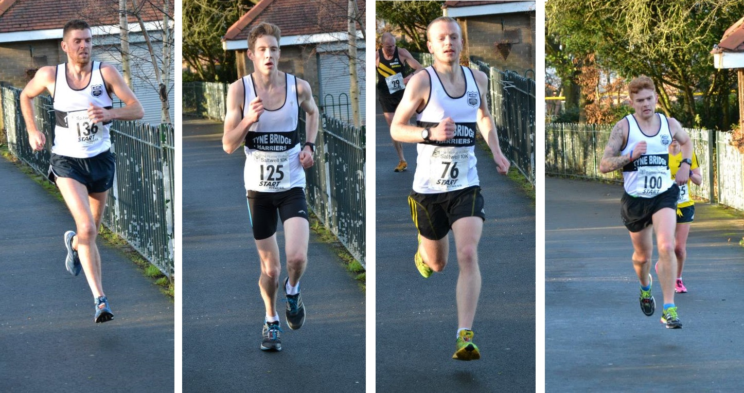 (l-r) Marc Fenwick, James Dunce, Tom Charlton and Lee Cuthbertson