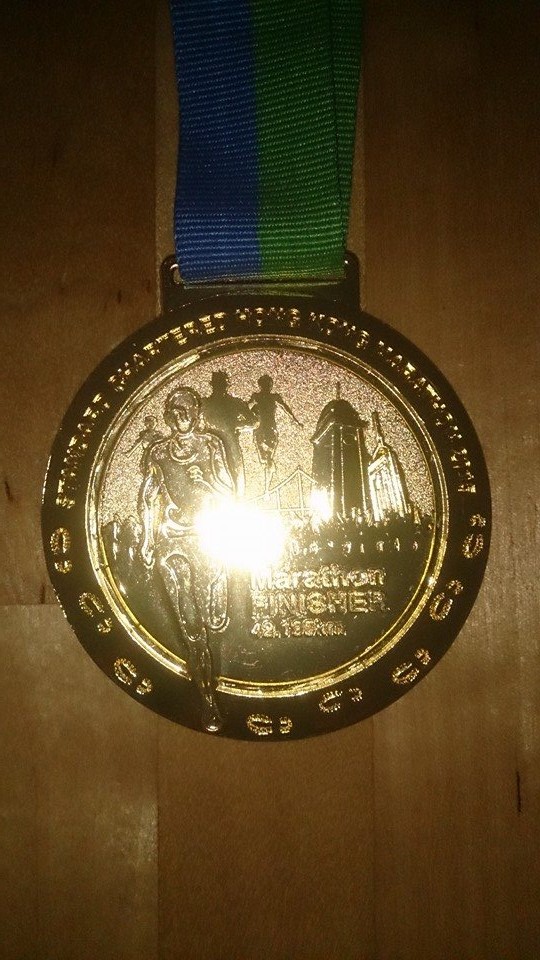 finisher's medal