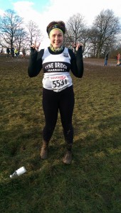 Louise at the National XC.