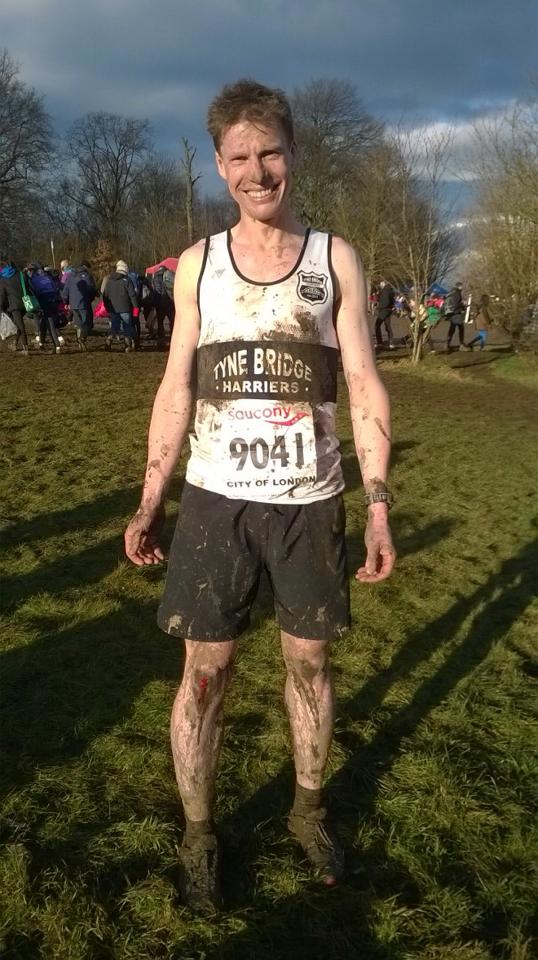 Somewhere under all the mud is Simon Pryde.
