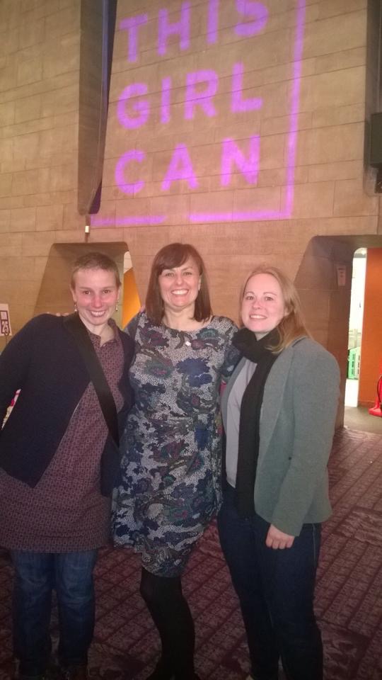 Vicki, Deb & Sara at the This Girl Can bash