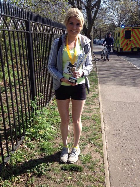 Ami-Jayne with her 3rd Place trophy