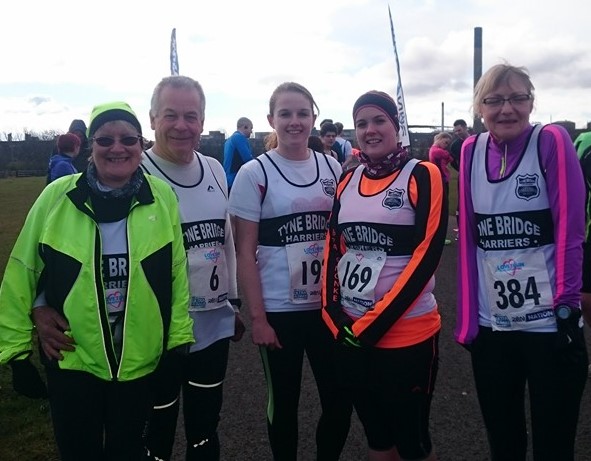 Love2Run Newcastle 10K around a chilly Town Moor.