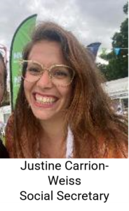 Justine Carrion-Weiss, Social Secretary